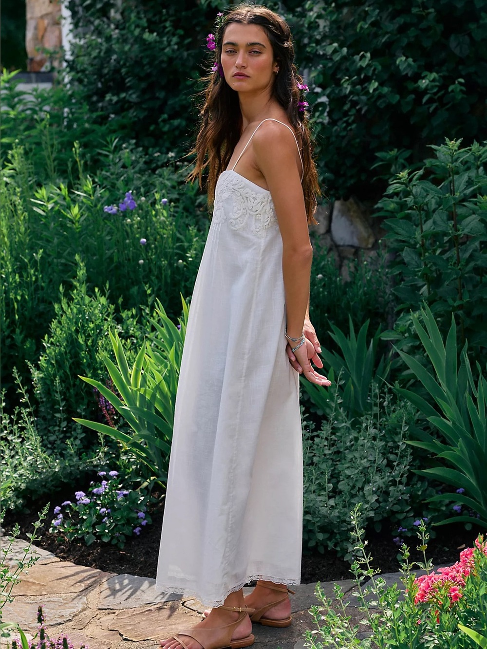 Free people sky dancing midi dress